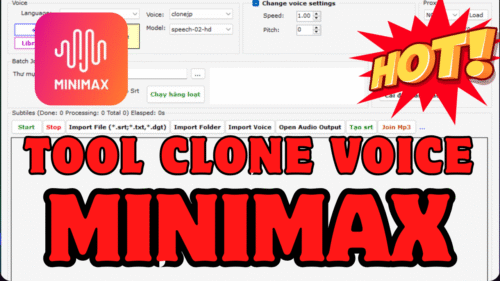 [HOT] VOICE CLONE PRO - NHÂN BẢN GIỌNG NÓI GIỐNG 99% - [13,000 phút] (GÓI THÁNG)