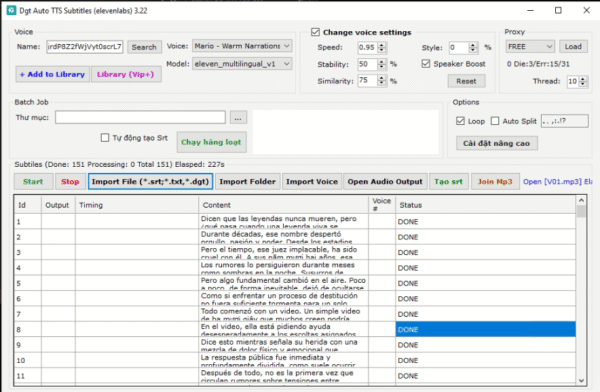 [HOT] VOICE ELEVEN LABS – DÙNG TOOL VOICE 11LABS 12,000 PHÚT (GÓI THÁNG)